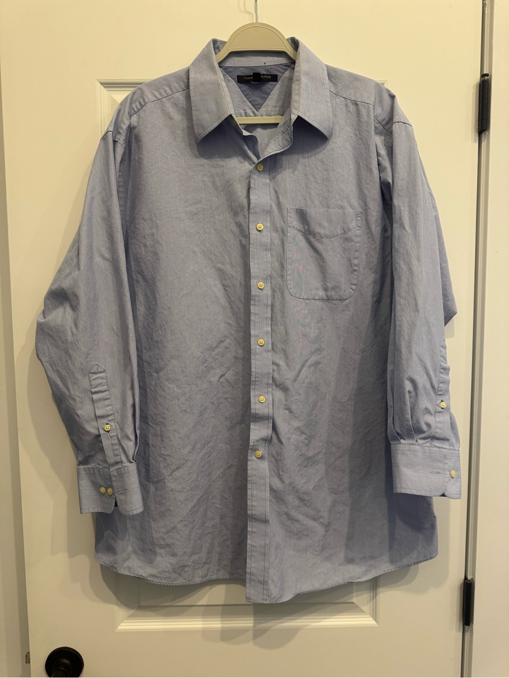 Men's Vintage Tommy Hilfiger light Blue Button-Down shirt- Classic Fit